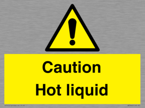 Caution Hot liquid